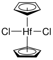 Bis(cyclopentadienyl)hafnium dichloride Chemical Structure